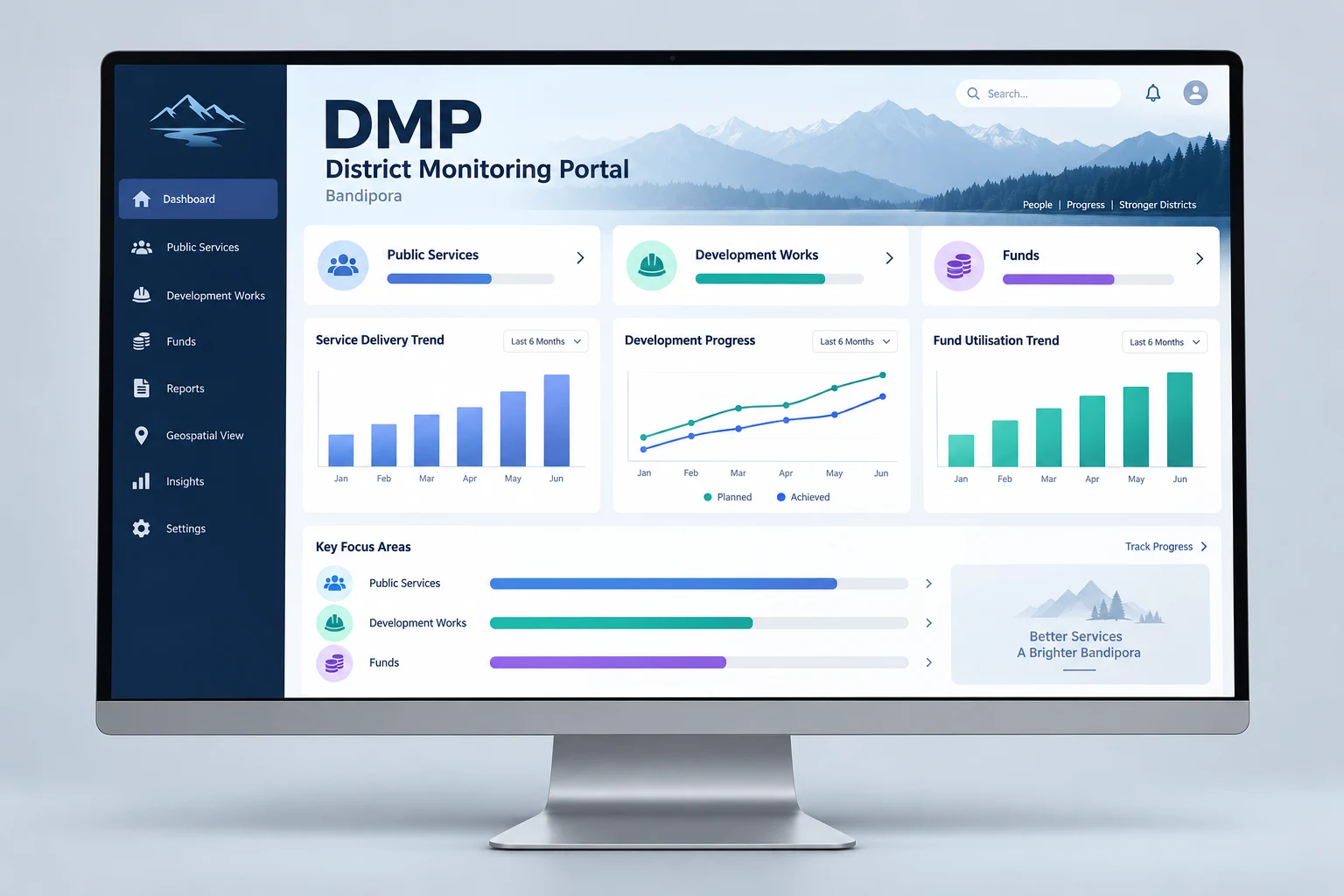 District Monitoring Portal