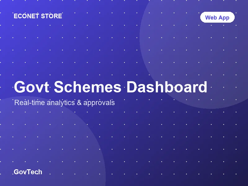 Government Dashboard - Schemes Management System