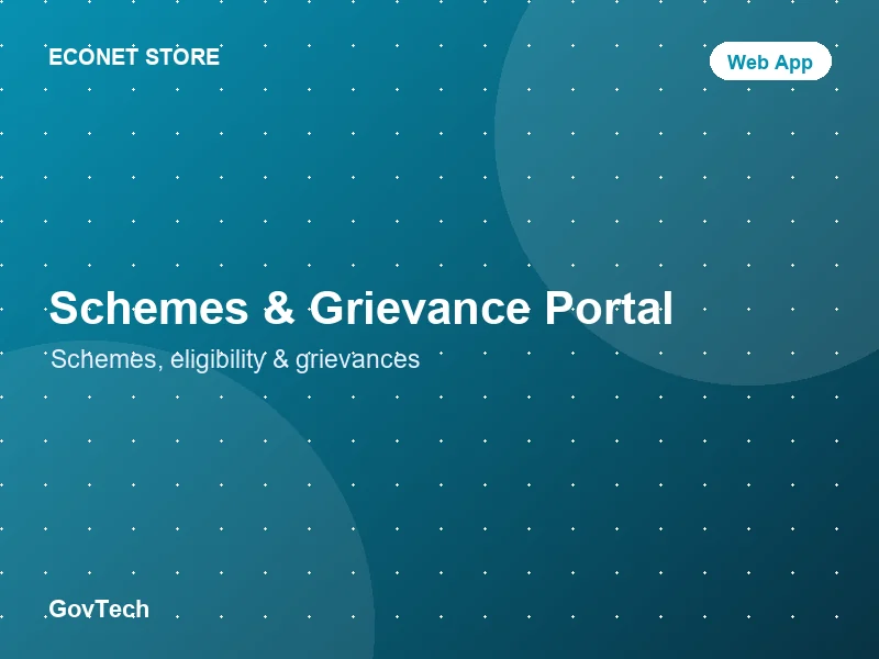Government Schemes & Grievance Portal - Laravel