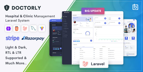 Hospital & Clinic Management System - Laravel